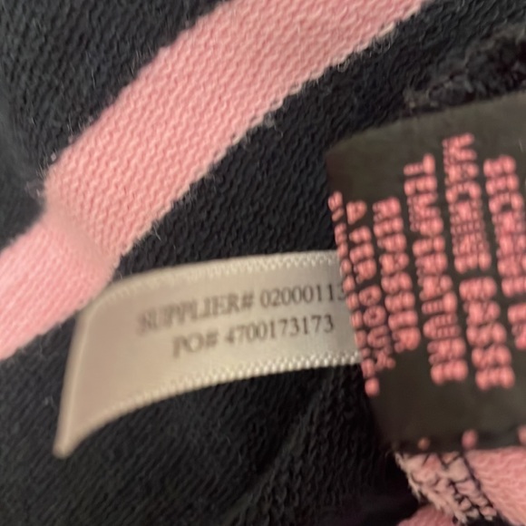 Lauren Ralph Lauren Black Label Zip Up Jacket Black /Pink Hooded size 2 XL - Picture 9 of 12